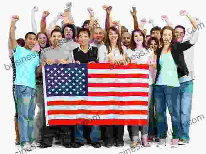 A Group Of People Holding American Flags And Smiling Becoming A U S Citizen: A Guide To The Law Exam Interview