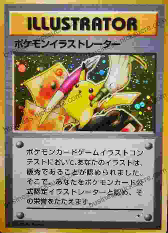 A Picture Of The Pikachu Illustrator Promo Card, One Of The Most Valuable Pokémon Cards In The World. The History Of Pokemon Promo Card 1996 1998