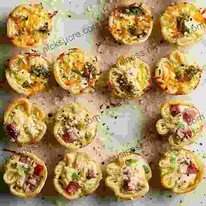 A Vibrant Spread Of All Time Best Appetizers, Including Mini Quiches, Bruschetta, Cheeseboards, Spring Rolls, And Shrimp Cocktails All Time Best Appetizers (All Time Best)