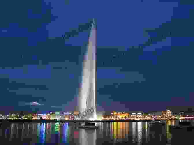 Jet D'Eau Fountain In Geneva Footsteps Of Federer: A Fan S Pilgrimage Across 7 Swiss Cantons In 10 Acts