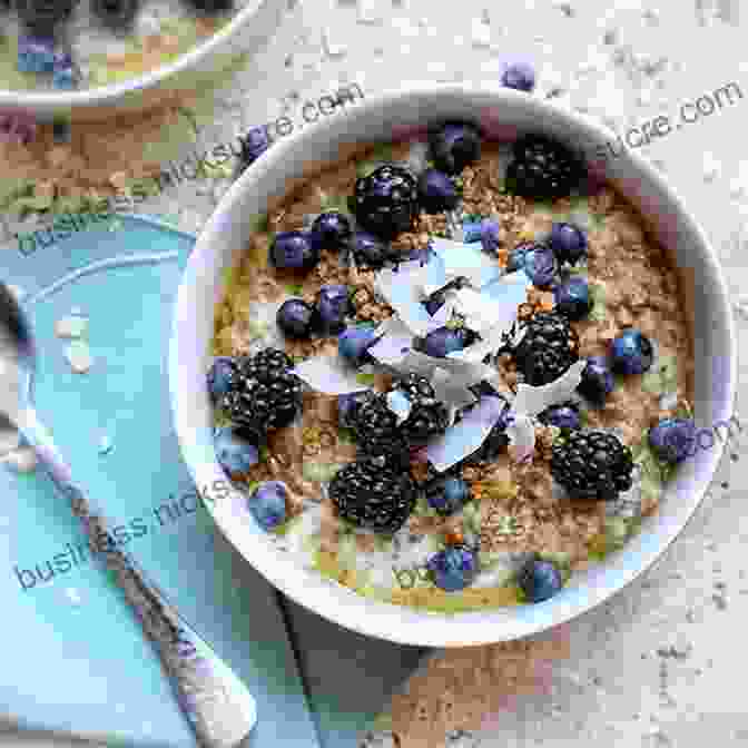 Oatmeal Topped With Berries And Nuts Bread Baking For Teens: 30 Step By Step Recipes For Beginners