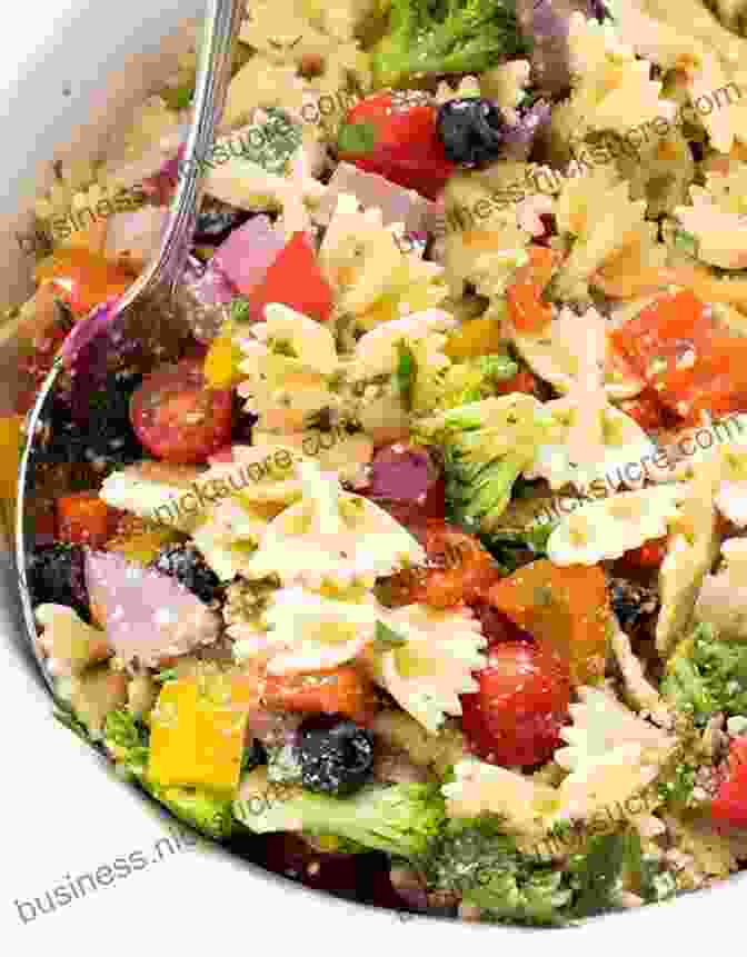 Pasta Salad With Vegetables And Dressing Bread Baking For Teens: 30 Step By Step Recipes For Beginners