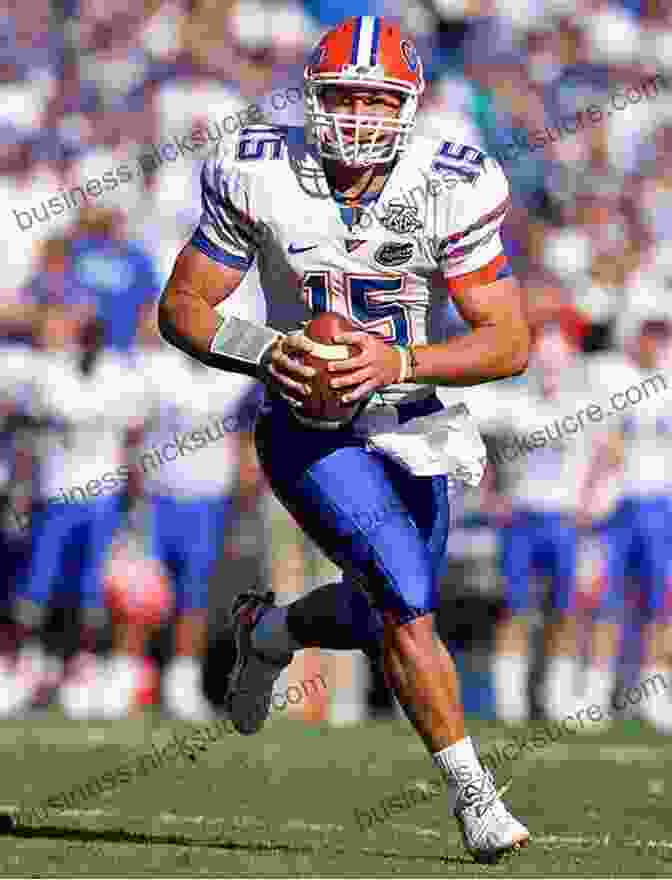 Tim Tebow Running With The Football Game Of My Life Florida Gators: Memorable Stories Of Gators Football