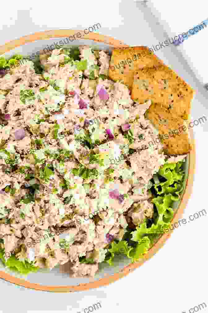 Tuna Salad In A Bowl With Crackers Bread Baking For Teens: 30 Step By Step Recipes For Beginners